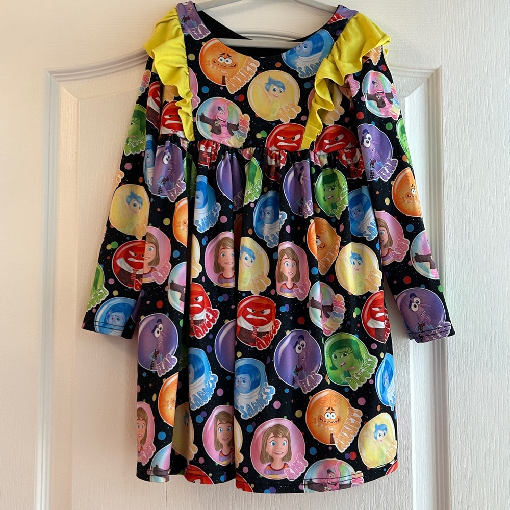 Colorful Inside Out Character Dress